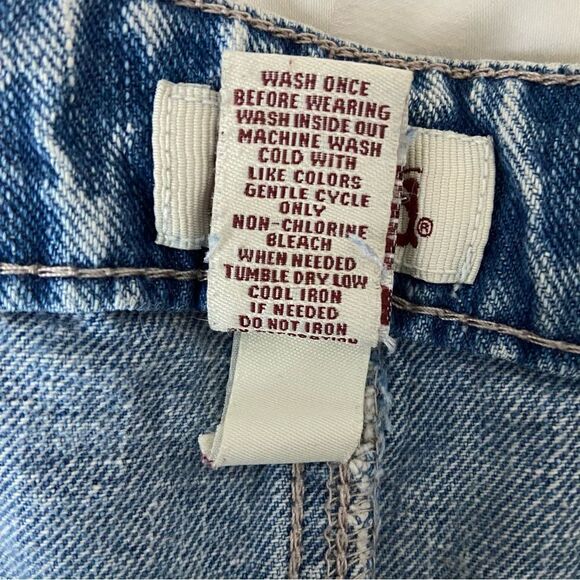 Mudd Y2K Acid Wash Denim Shorts Distressed Shredded Raw Hem Size 7 Casual Jean - Picture 7 of 10